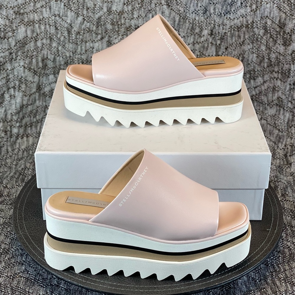Stella McCartney Sneakelyse Semi Shine Sandal Platform
